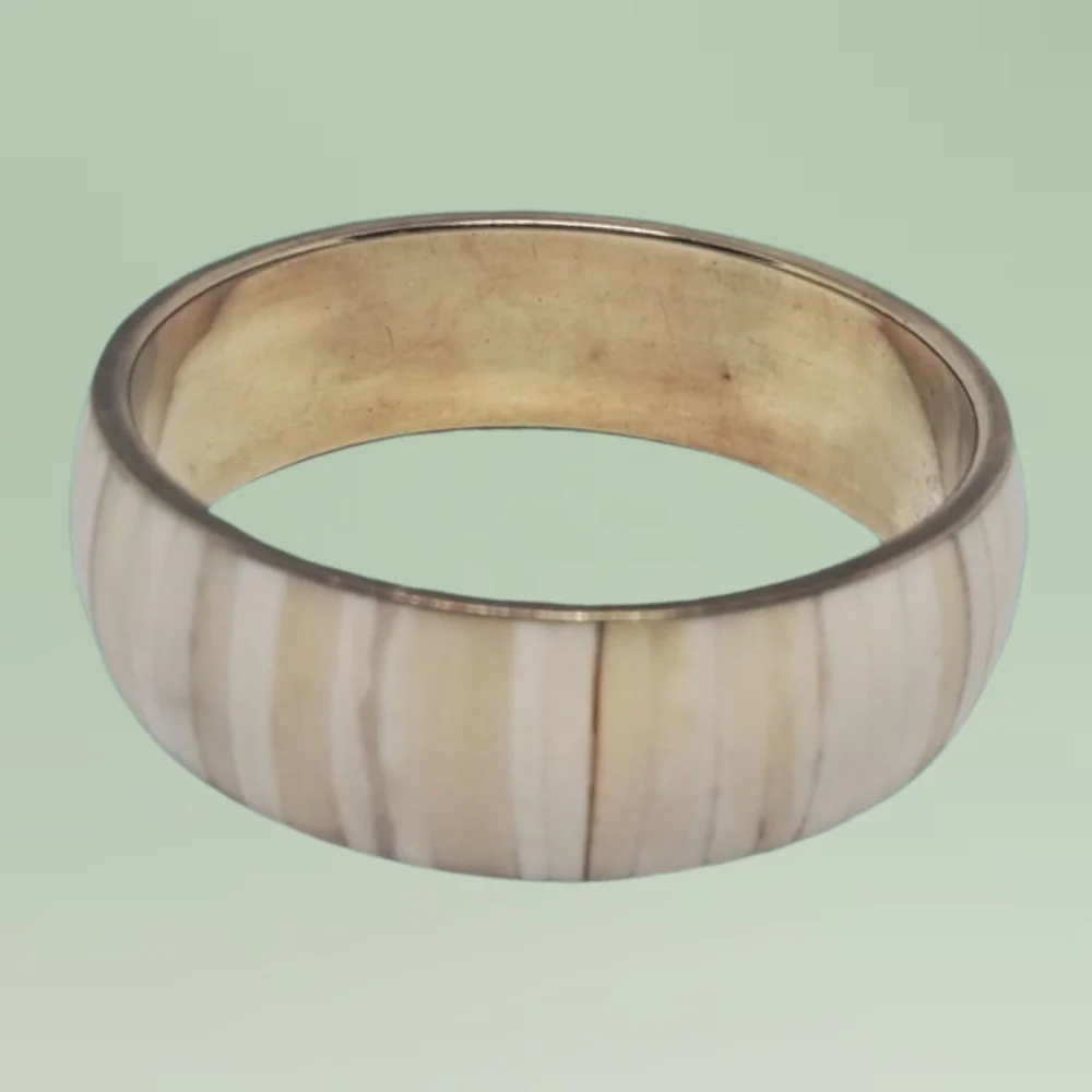 Cream Color Slip-on Brass? Bracelet
